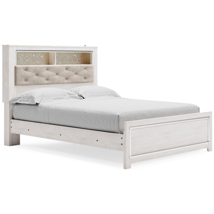 Altyra Queen Panel Bookcase Bed
