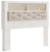 Altyra Upholstered Panel Bookcase Headboard - image 1