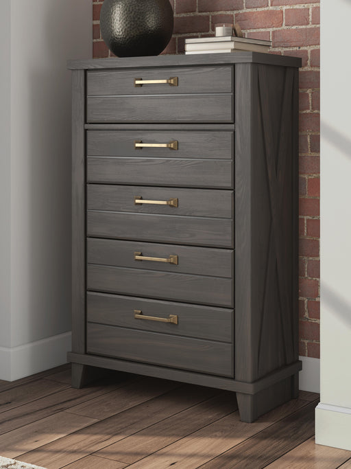 Vonitta Bay Chest of Drawers - Dark Brown