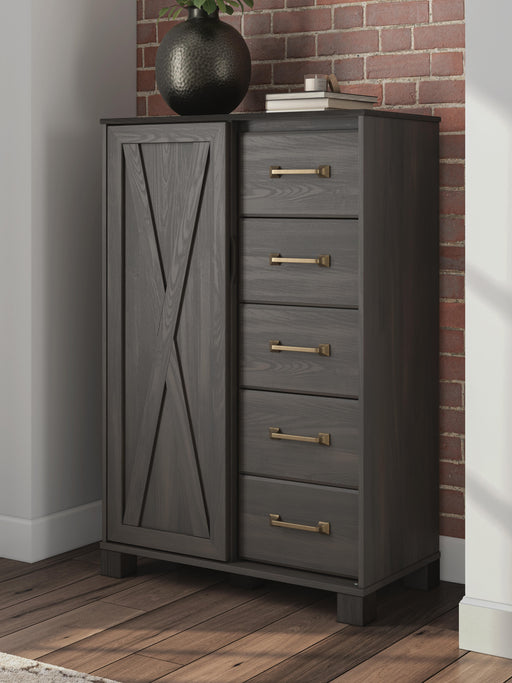 Vonitta Bay Dressing Chest - Dark Brown