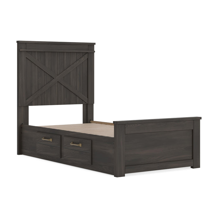 Vonitta Bay Panel Bed with 2 Sided Storage - image 5
