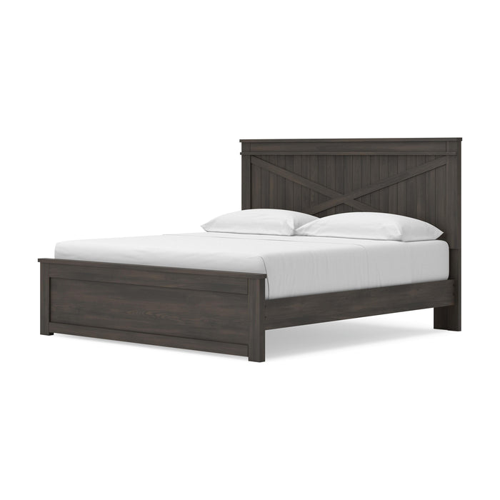 Vonitta Bay King Panel Platform Bed with Storage - image 4