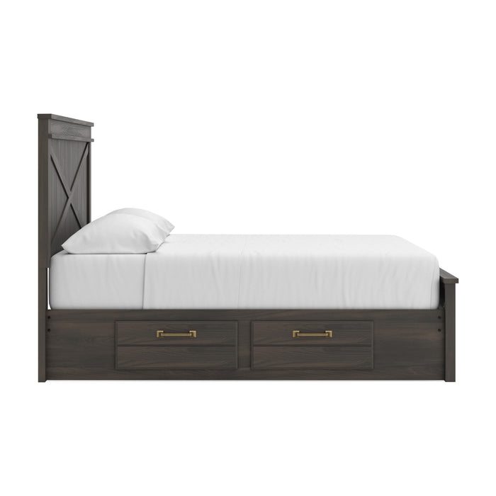 Vonitta Bay King Panel Platform Bed with Storage - image 9