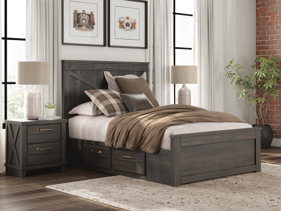 Vonitta Bay Panel Bed with 2 Sided Storage - image 2