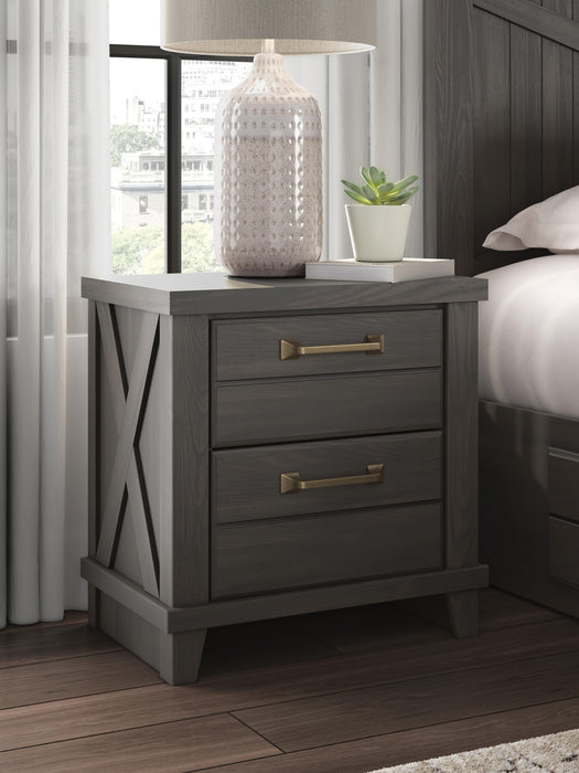Vonitta Bay Nightstand - Dark Brown