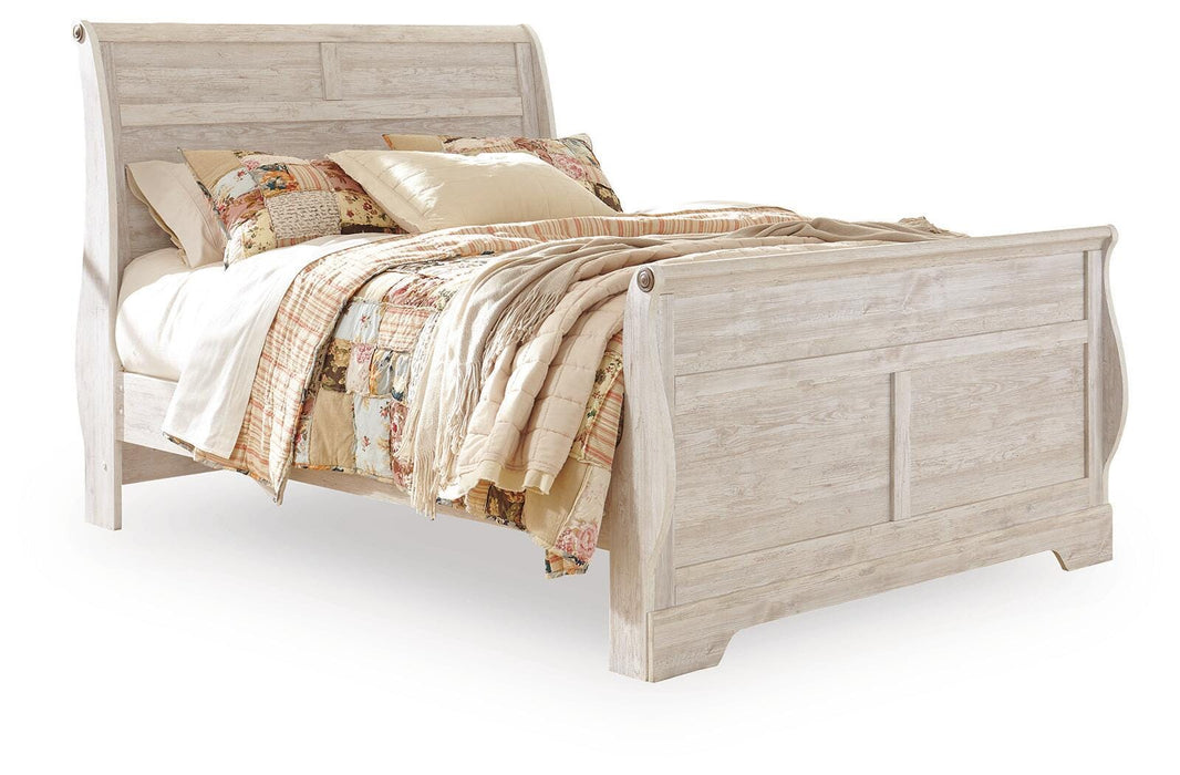 Willowton Queen Sleigh Bed