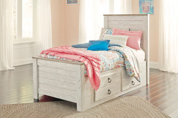 Willowton Queen Sleigh Bed - White