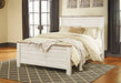 Willowton Queen Sleigh Bed - White