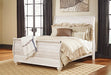 Willowton Queen Sleigh Bed - White