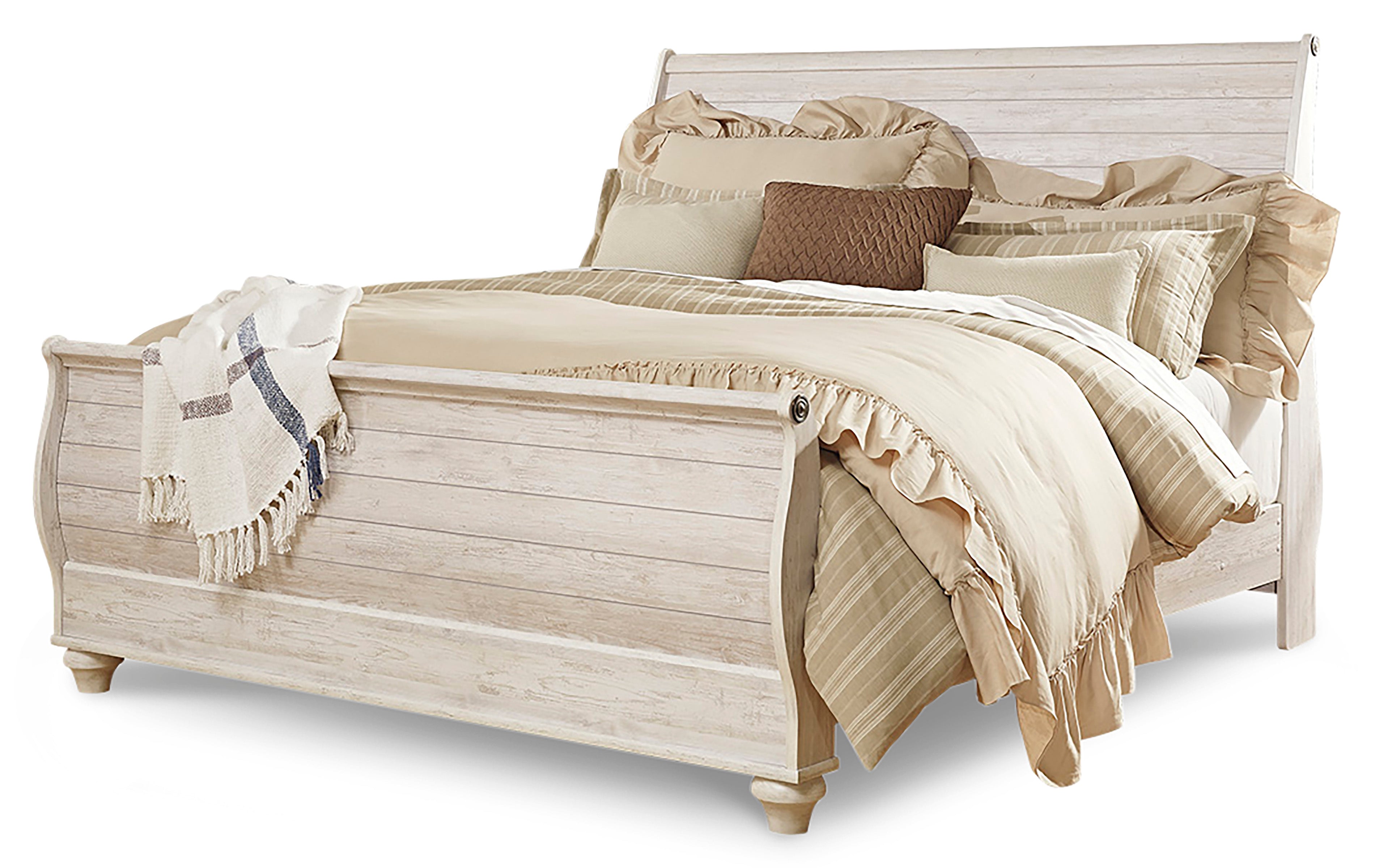 Willowton Sleigh Bed