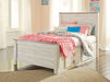 Willowton Queen Sleigh Bed - White