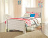 Willowton Queen Sleigh Bed - White