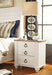 Willowton Queen Sleigh Bed - Brown/Beige;White