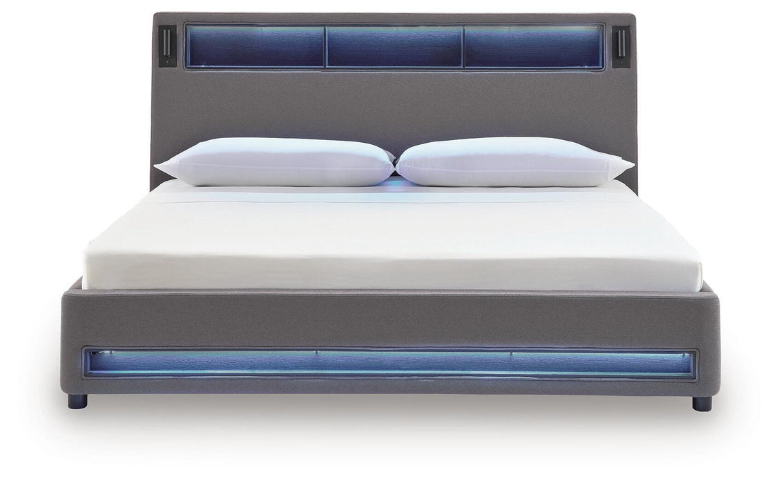 Finigale Upholstered Bed with Wireless Audio - image 6