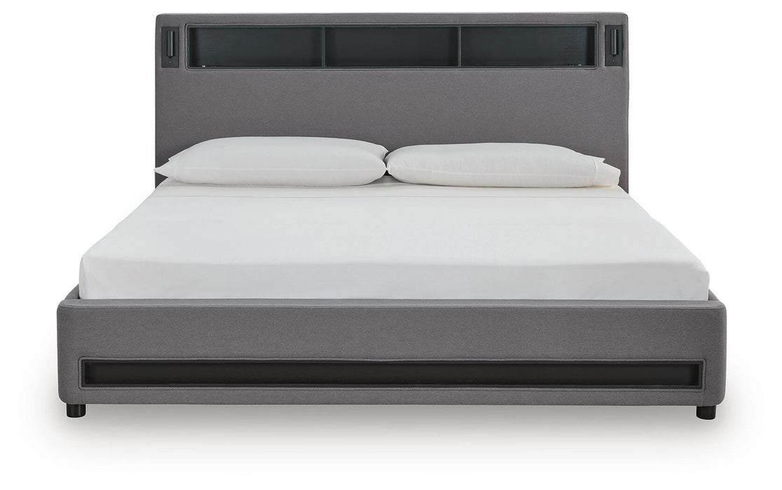 Finigale Upholstered Bed with Wireless Audio - image 7