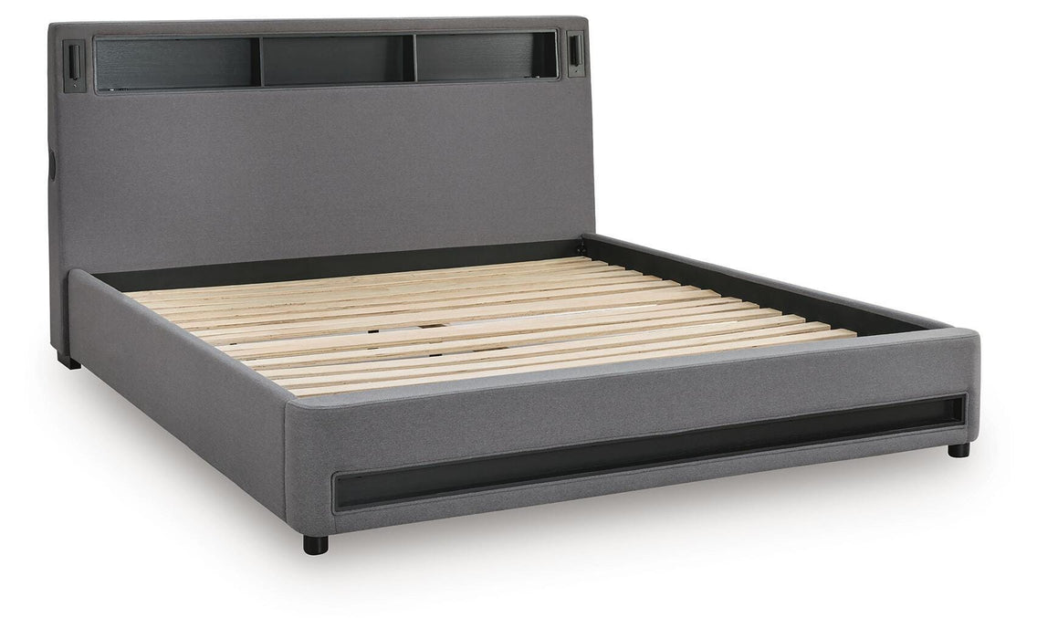 Finigale Upholstered Bed with Wireless Audio - image 5