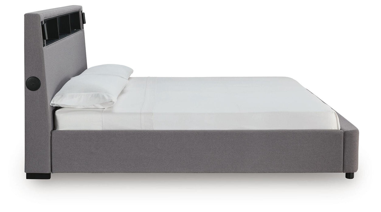 Finigale Upholstered Bed with Wireless Audio - image 9