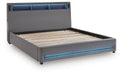 Finigale Upholstered Bed with Wireless Audio - image 4
