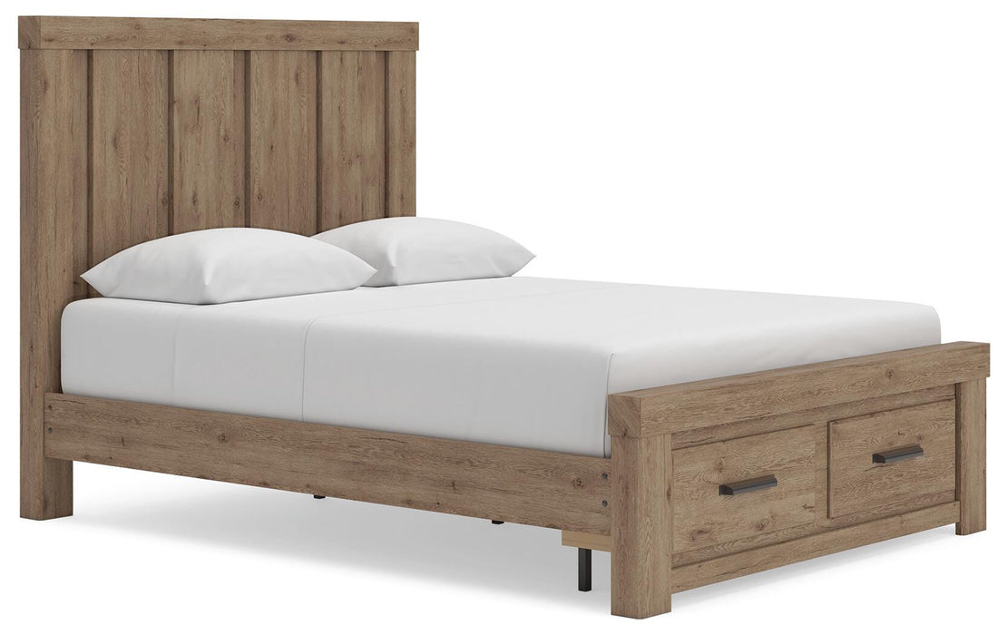 Oliandon Queen Panel Storage Bed