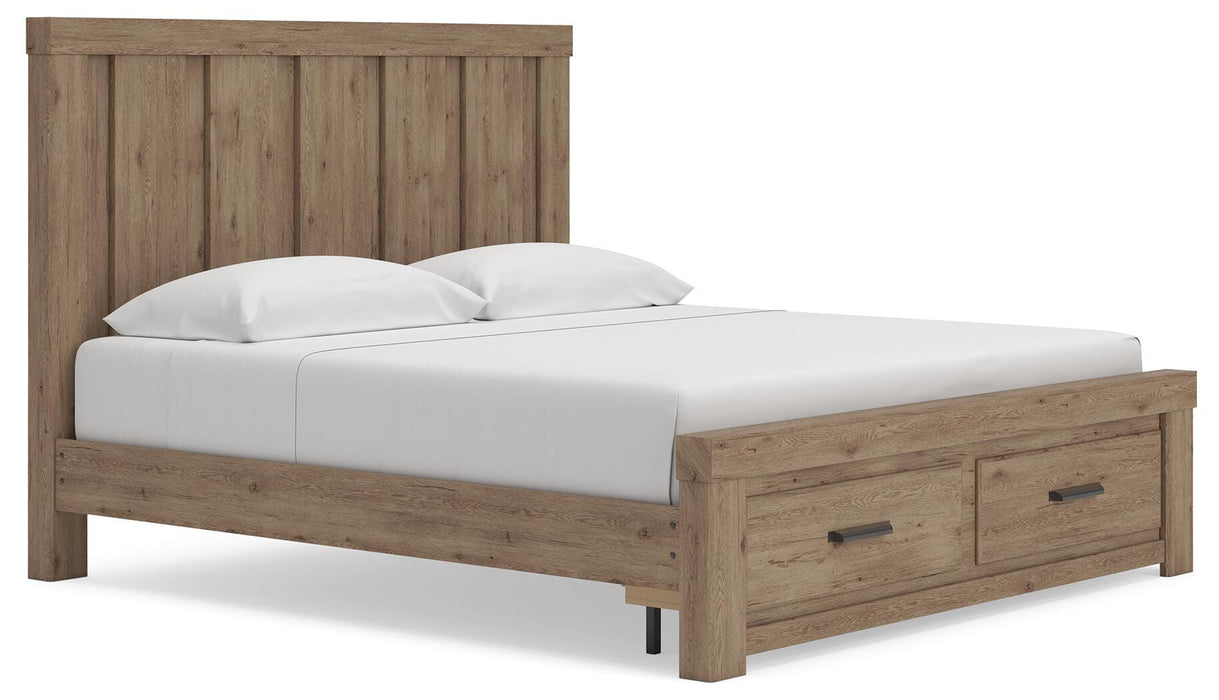 Oliandon King Panel Storage Bed