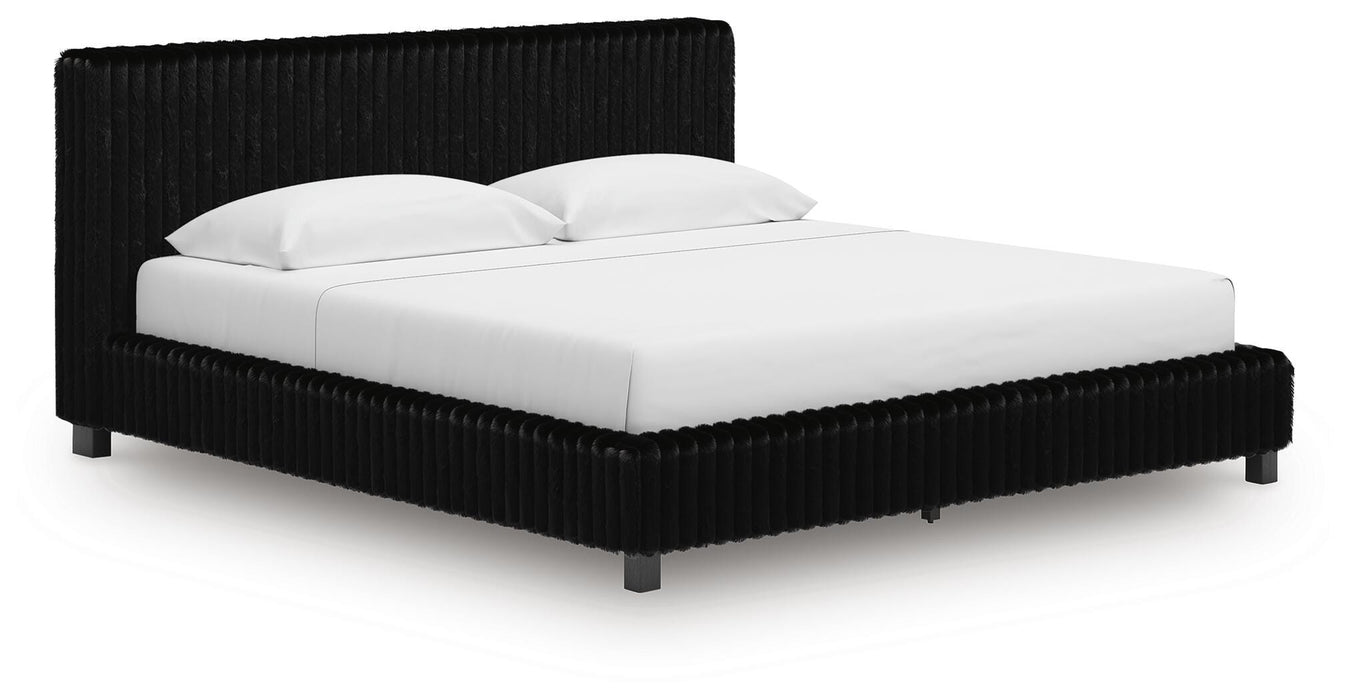 Cama King tapizada Zuraleus