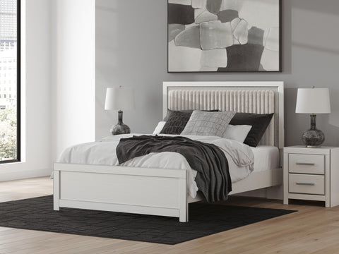 Zuraleus Upholstered Panel Platform Bed