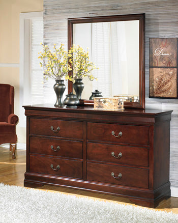 Alisdair King Sleigh Bed - Brown/Beige