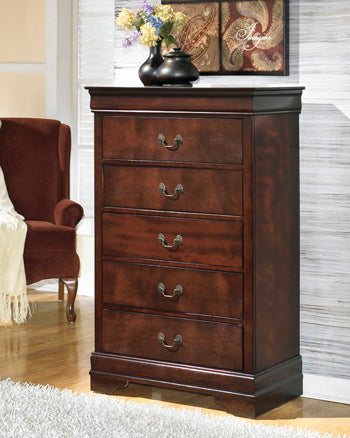 Alisdair King Sleigh Bed - Brown/Beige