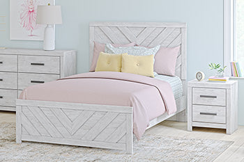 Cayboni Queen Panel Bed - White