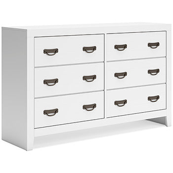 Binterglen King Panel Bed - White