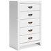 Binterglen King Panel Bed - White