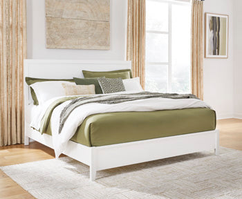 Binterglen King Panel Bed - White