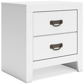 Binterglen King Panel Bed - White