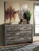 Wynnlow Dresser and Mirror - Black/Gray