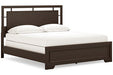 Covetown King Panel Bed - Brown/Beige