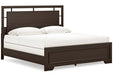 Covetown King Panel Bed - Brown/Beige