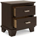 Covetown King Panel Bed - Brown/Beige