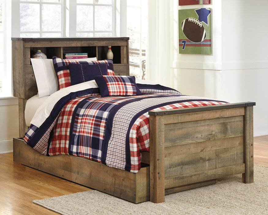 Trinell Bookcase Bed with 1 Large Storage Drawer