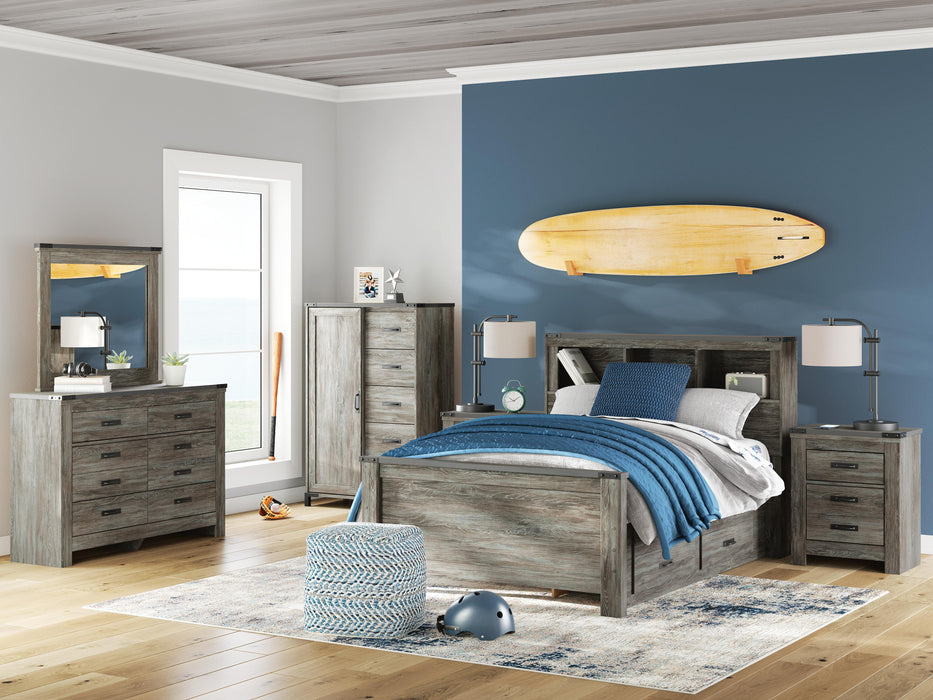 Frandern Full Bookcase Headboard
