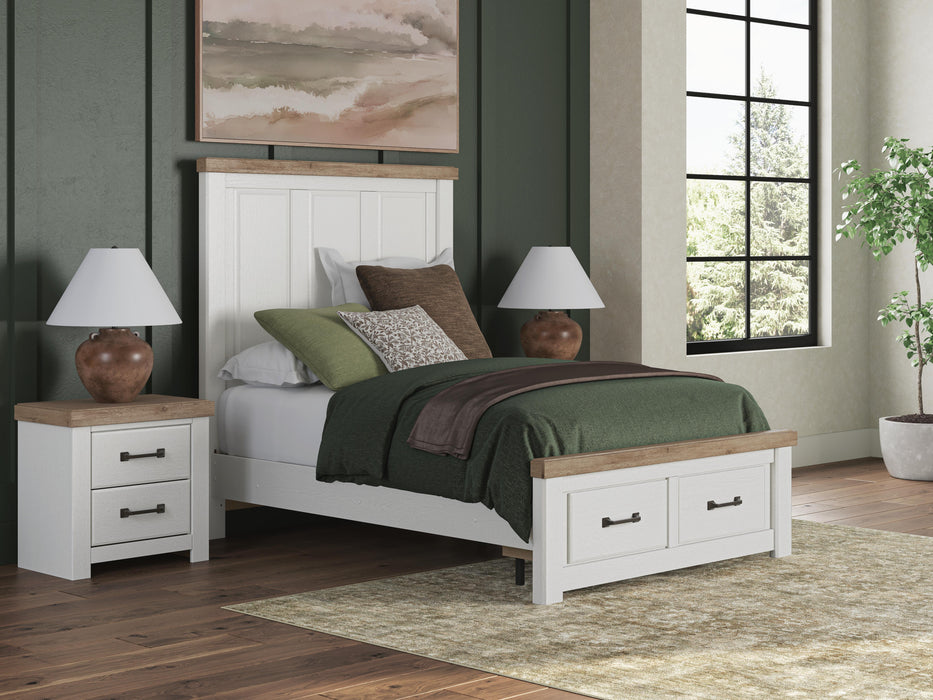 Savonport Full Panel Storage Bed
