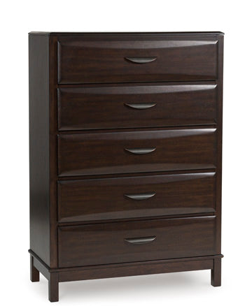 Vanmore California King Storage Bed - Brown/Beige