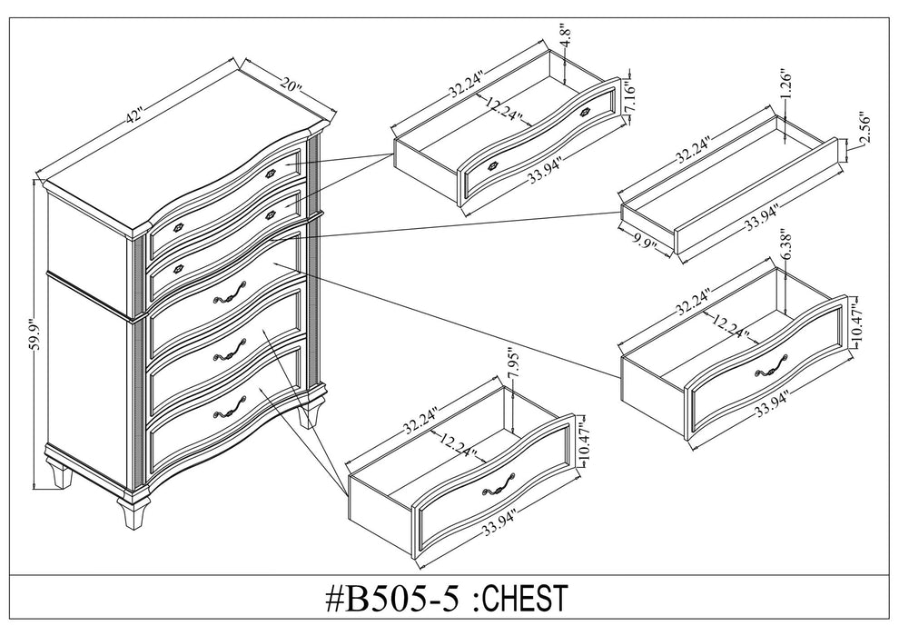 B505 Bedroom Set