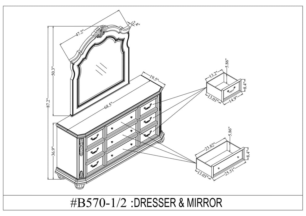 B570 Bedroom Set