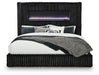 Tayleena Upholstered Bed with Fireplace and Wireless Audio - image 9