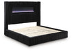 Tayleena Upholstered Bed with Fireplace and Wireless Audio - image 10