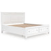 Fortman Full Panel Bed - White
