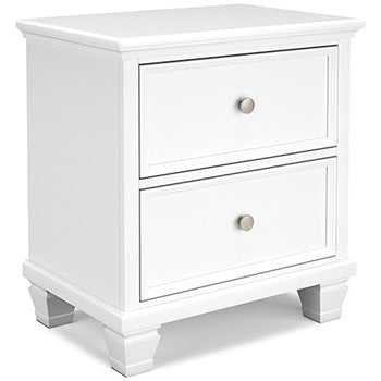 Fortman Full Panel Bed - White