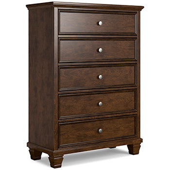 Danabrin Twin Panel Bed - Brown/Beige