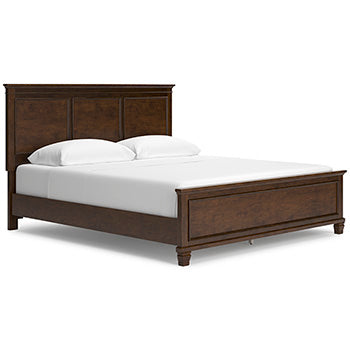 Danabrin Twin Panel Bed - Brown/Beige