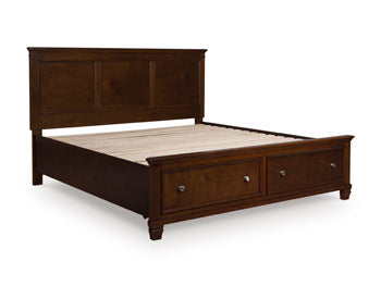 Danabrin Twin Panel Bed - Brown/Beige